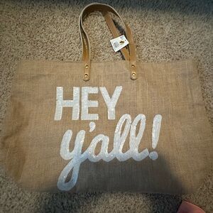 Hey Y’all Mudpie Tote Bag